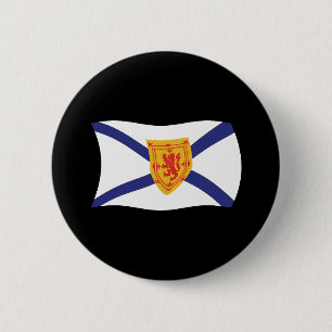Nova-Scotia-Flagge Knopf Button