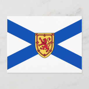 Nova Scotia-Flagge Postkarte