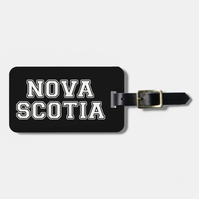 Nova Scotia Gepäckanhänger (Vorderseite horizontal)