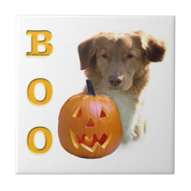 Nova Scotia Halloween BOO Fliese (Vorderseite)