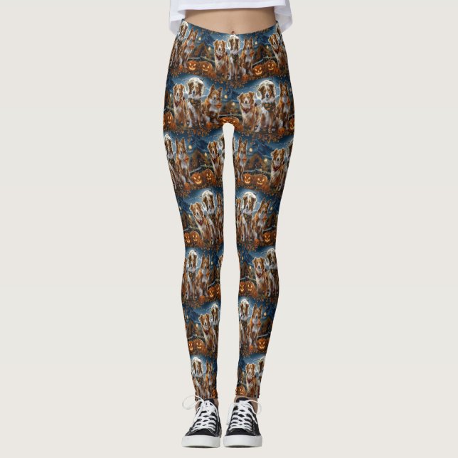 Nova Scotia Halloween Spooky Leggings (Vorderseite)