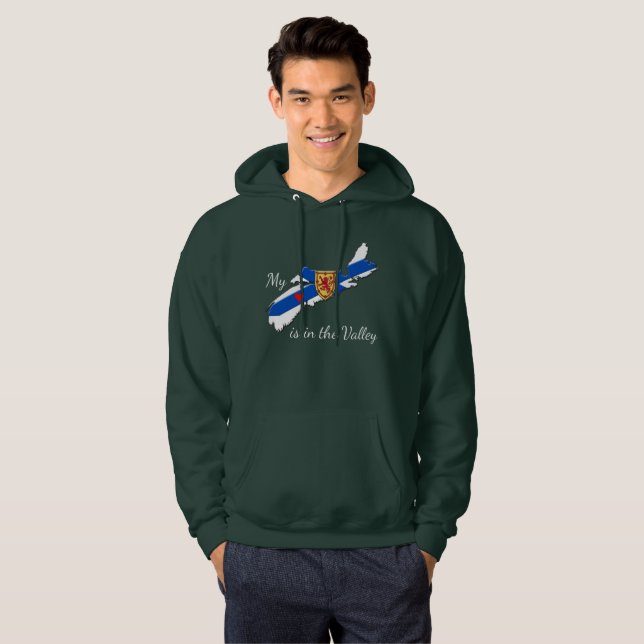Nova Scotia hoodie My Heart ist im Tal (Vorne ganz)