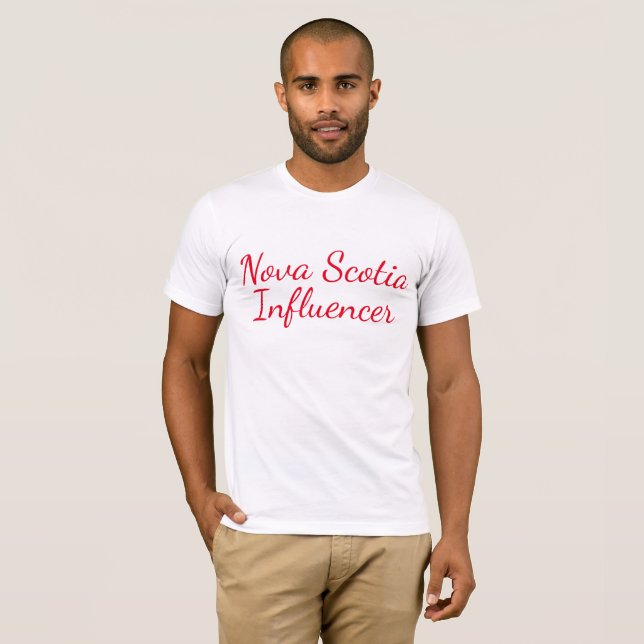 Nova scotia Influencer Anpassung, Provinz oder Sta T-Shirt (Vorne ganz)
