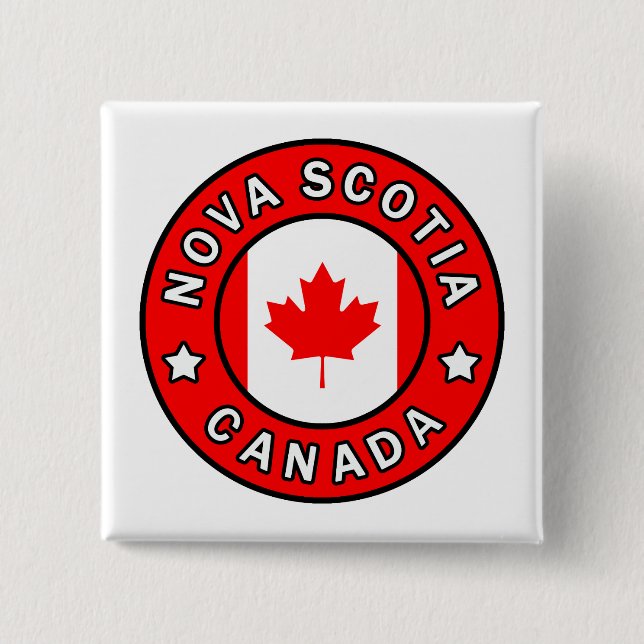 Nova Scotia Kanada Button (Vorderseite)