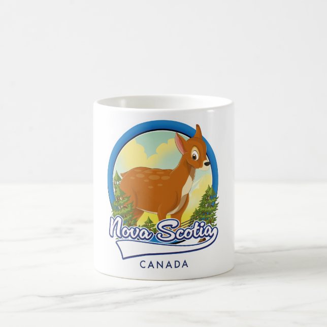 Nova Scotia Kanada Reiselogo Kaffeetasse (Mittel)