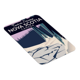 Nova Scotia, Kanada Reiseplakat. Magnet