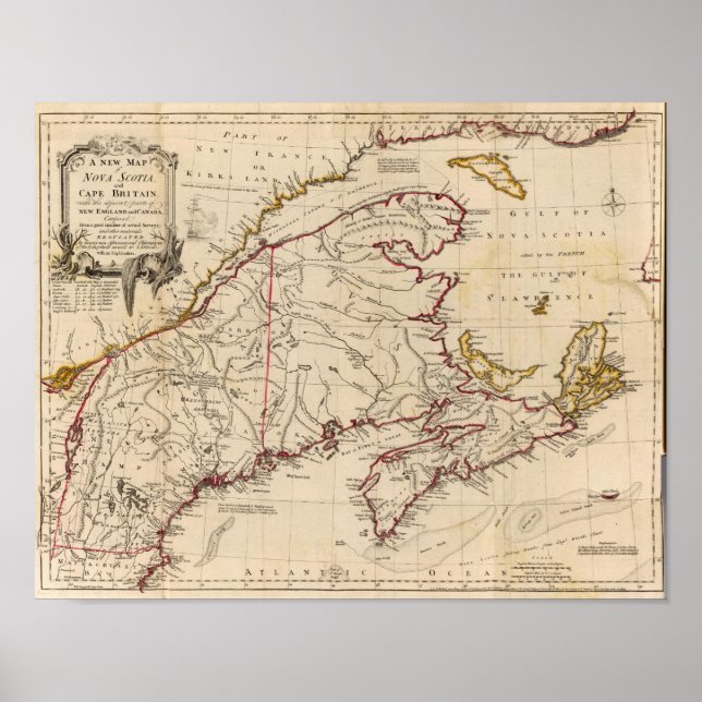 Nova Scotia, Kap Großbritannien Poster (Vorne)