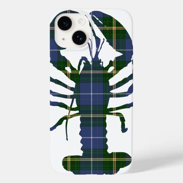 Nova Scotia karierte Telefonkastenlobby Case-Mate iPhone 14 Hülle (Rückseite)