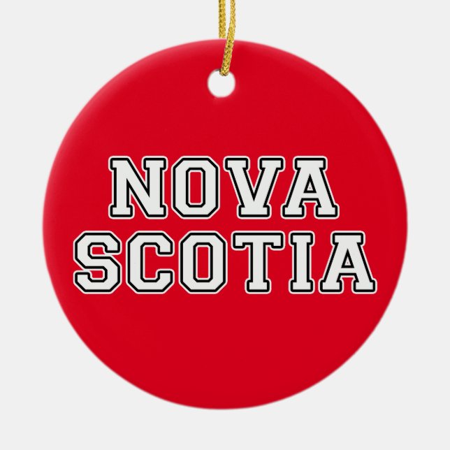 Nova Scotia Keramik Ornament (Vorne)