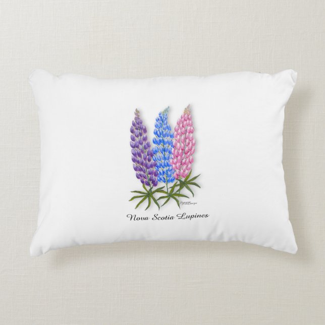 Nova Scotia Lupines Dekokissen (Vorderseite)
