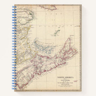 Nova Scotia, NB, Niederkanada Notizbuch