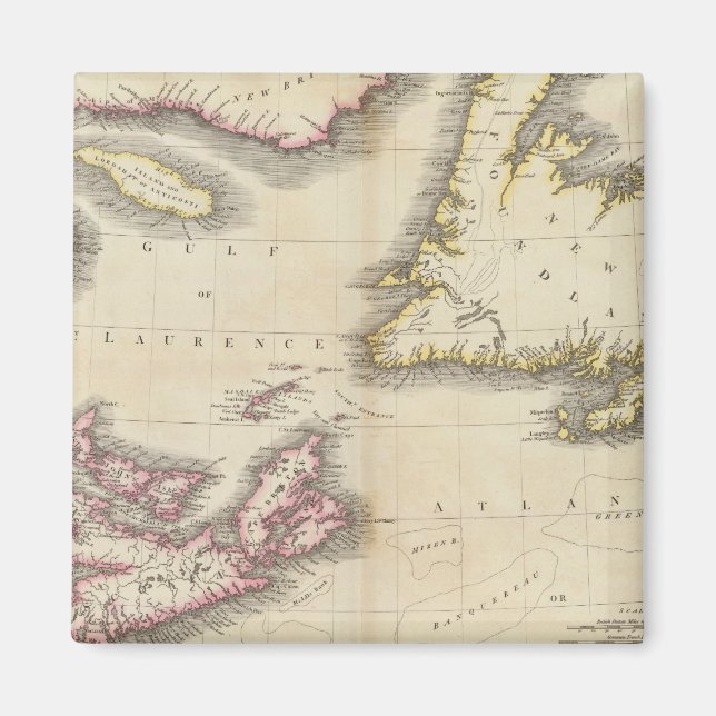 Nova Scotia, Neufundland Magnet (Vorne)