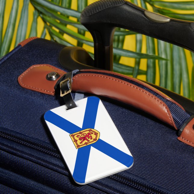 Nova Scotia Personalisiertes Reisegepäck Gepäckanhänger (Vorderseite Insitu 1)