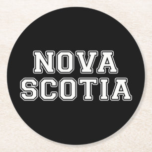 Nova Scotia Runder Pappuntersetzer