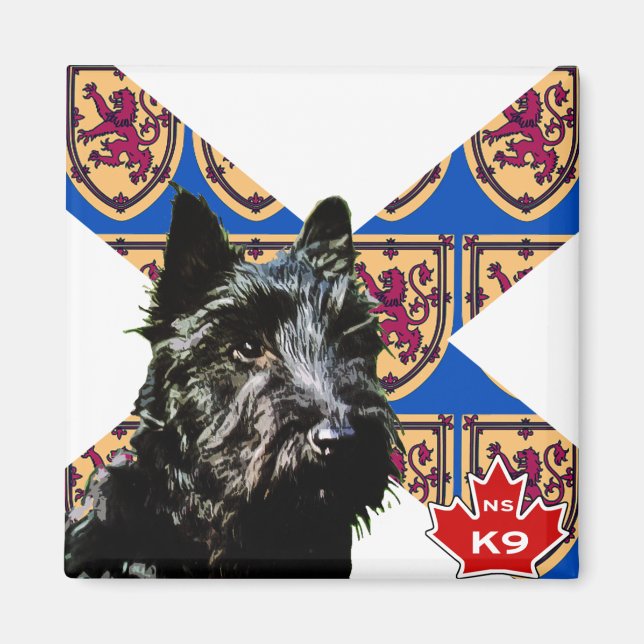 Nova Scotia Scottish Terrier Magnet (Vorne)
