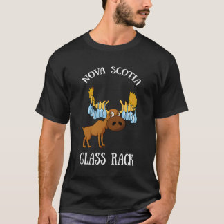 Nova Scotia Shirt - Elch-Weinglas-Rack-Geschenk fü