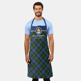 Nova Scotia Tartan Karierte Bäckerei Cupcake Große Schürze