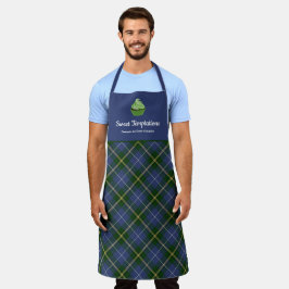 Nova Scotia Tartan Kariertes Cupcake Bäckerei Gros Schürze