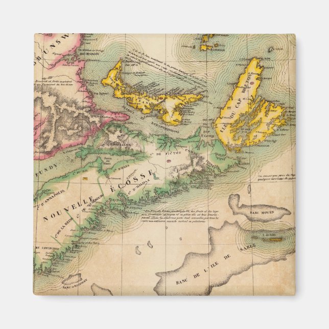Nova Scotia und New Brunswick 44 Magnet (Vorne)