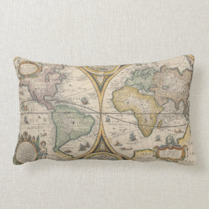 Nova Totius Terrarum Orbis Geographica Lendenkissen