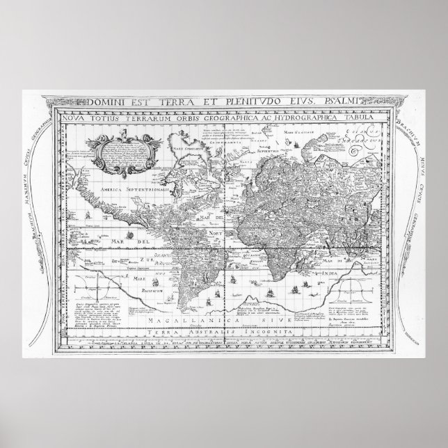 Nova Totius Terrarum Orbis Poster (Vorne)