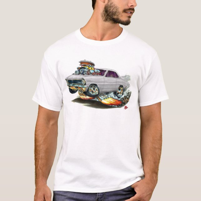 Nova-Weiß-Auto 1966-67 T-Shirt (Vorderseite)