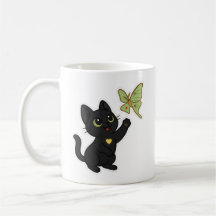 NovaCatAdventures  and Lunar Moth Frolics v2 mug