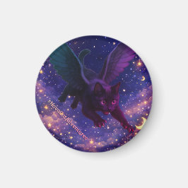 #NovaCatAdventures – Winged v3 coaster Magnet