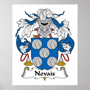 Novais-Familienwappen Poster