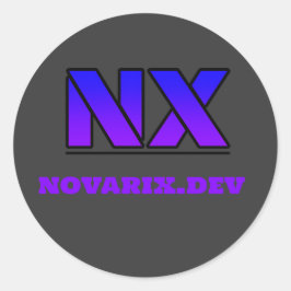 novarix aufkleber schwarz