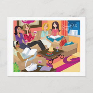 Novel Ladys Postcard Postkarte
