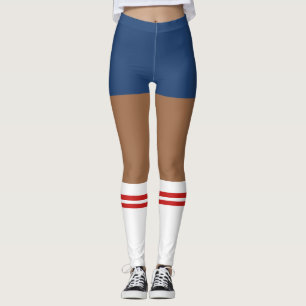 Novelheit Nerdy Shorts und Röhren-Socken Leggings