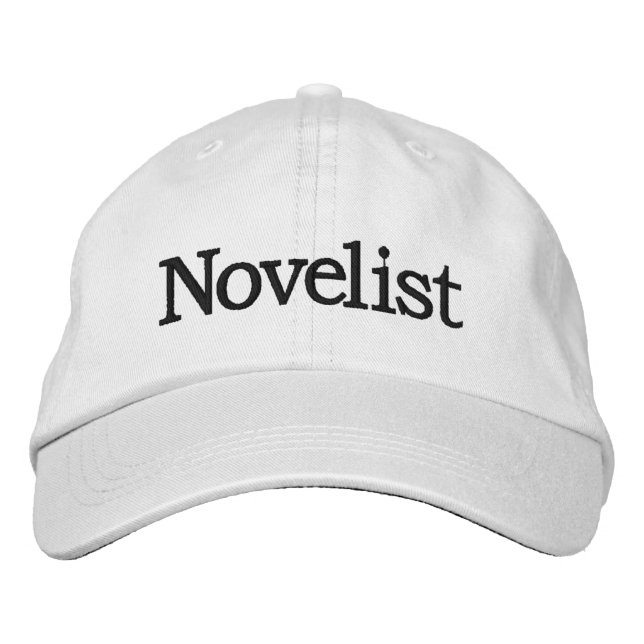 Novelist bestickter Hut für neuartige Schriftstell (Vorderseite)
