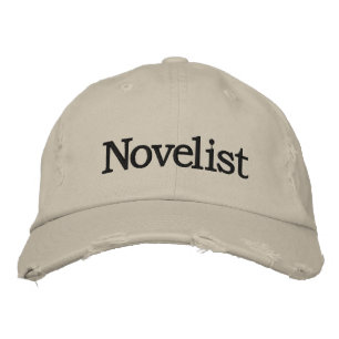 Novelist bestickter Hut für neuartige Schriftstell