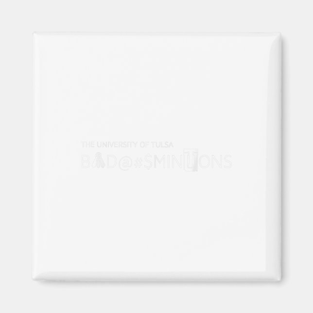 Novelty Badminton Team Magnet (Vorne)