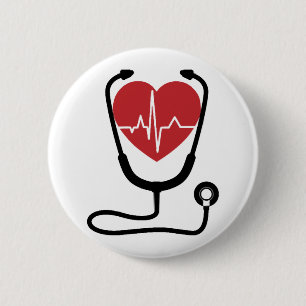 Novelty Doctor Nursing Practitioner Geschenk Cool Button
