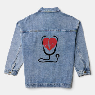 Novelty Doctor Nursing Practitioner Geschenk Cool Jeansjacke