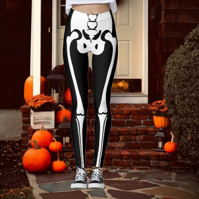 Novelty Fun Halloween Skeleton Legs Leggings (Novelty Fun Halloween Skeleton Legs Leggings from Ricaso. Halloween costume leggings)