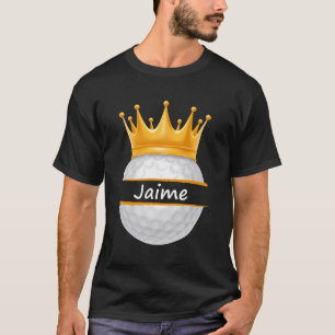 Novelty Golf Personalisiert Name Jaime Sports Vate T-Shirt