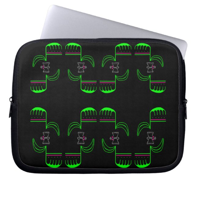 Novelty Venus Flytrap Print Electronics Bag Laptopschutzhülle (Vorderseite)