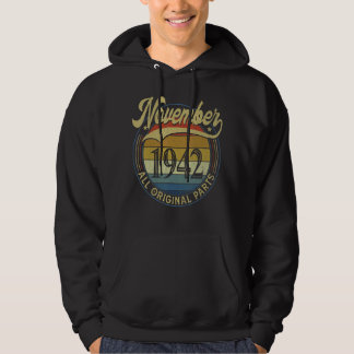 November 1942 Alle Originalteile zum Geburtstag Vi Hoodie