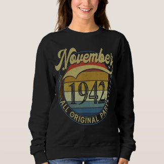 November 1942 Alle Originalteile zum Geburtstag Vi Sweatshirt