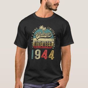 November 1944 78 Jahre alt 78. Geburtstag Männer F T-Shirt