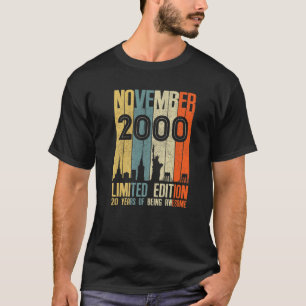 November 2000 T Shirt 20 Jahre Altes Shirt 2000 Ge