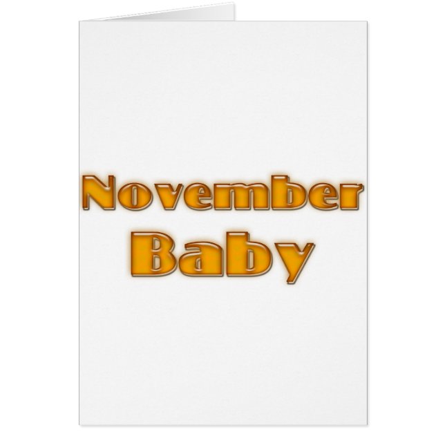 November-Baby (Vorne)