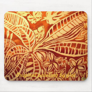 November-Braun-Blätter Mousepad