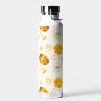 November Geburtsstein & Blume | Wasserfarbe Trinkflasche