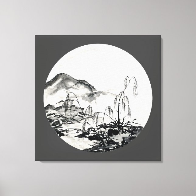 November in Jiangsu Leinwanddruck (Vorderseite)