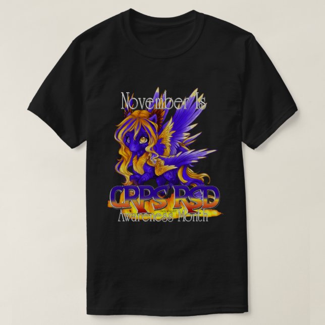 November ist CRPS RSD Bewusstseins-Monats-Shirt T-Shirt (Design vorne)