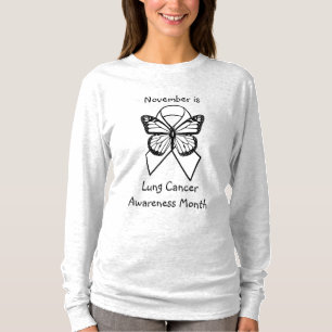 November ist Lungenkrebs-Aufklärungsmonat T-Shirt